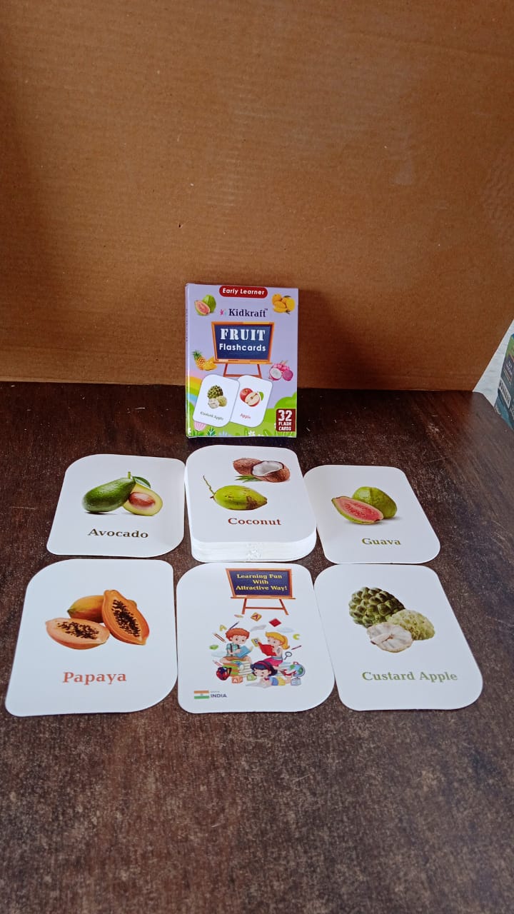 KidKraft Early Learner Educational Flashcards – 32 pcs