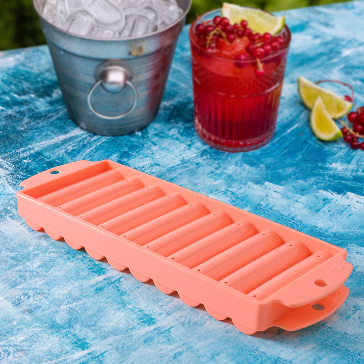 Compact Plastic Ice Stick Tray (1 Pc)