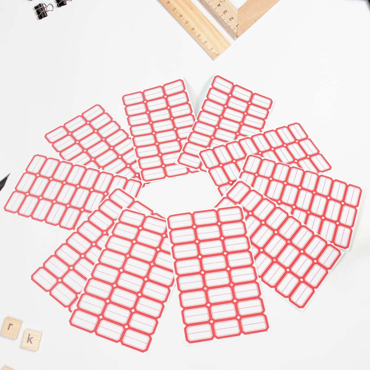 Multipurpose Blank Label Sticker Sheets