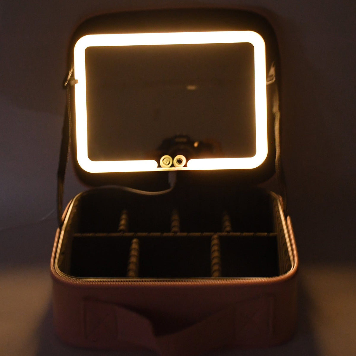 Premium LED Light Makeup Organizer Box (1 Pc / Mix Color)