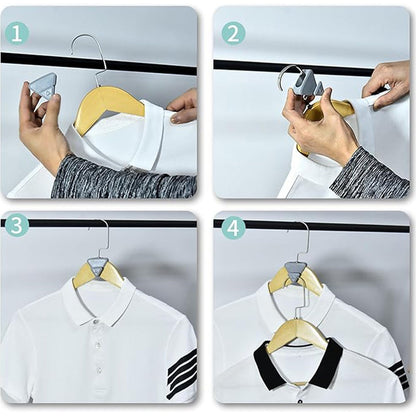 Multi-Functional Plastic Triangle Hanger Connector Hooks 5 Pcs Set