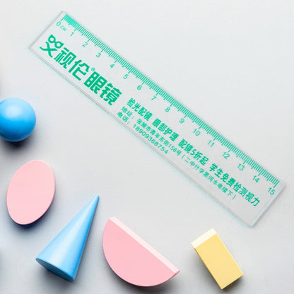 Premium Transparent Plastic Scale 15cm (1 Pc)