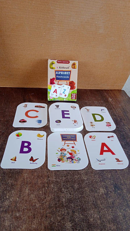 Kidkraft Early Learner 32-Piece Alphabet Flash Cards Set