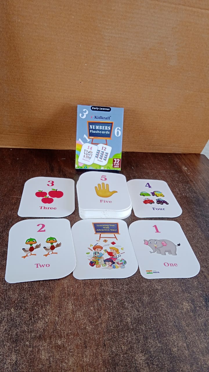 Kid kraft Early Learner 32-Piece Number Flashcard Set