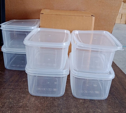6 Pcs Multipurpose Plastic Food Storage Container Set